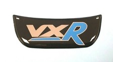 Vauxhall VXR Sticker 48mm Blue R - HIGH GLOSS DOMED GEL Corsa 'D' Steering Wheel