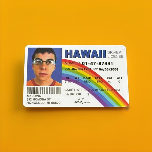 Mclovin fake card superbad - mclovin,