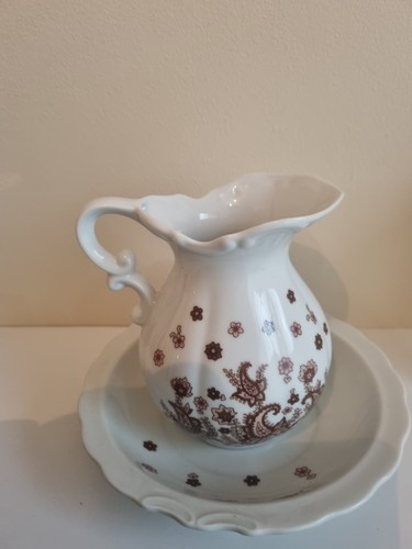 Vintage hadida jug and bowl - jug,