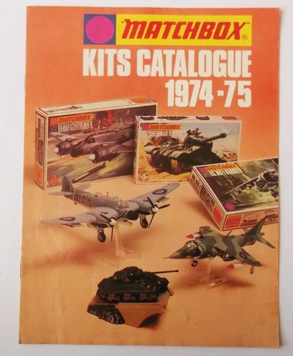 Matchbox kit catalogue 1974 - kit,