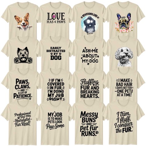 Funny dog groomer adult - dog,