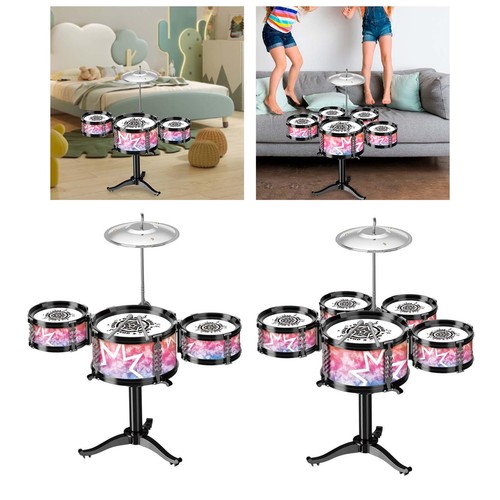 Kids children drum set - kids, playing
