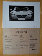 OPEL SPEEDSTER orig 2002 Swiss