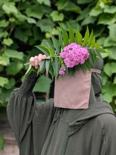 Quality Korean Fabric Breathable Elastic Half Niqab Veil Burka Soft 7*14inches