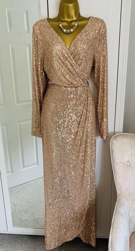 Quiz fab gold sequin - sequin, wedding