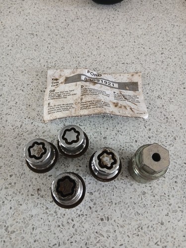 Genuine ford locking wheel nut - locking,