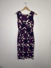Purple floral midi Phase Eight