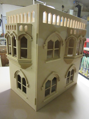 Dolls house scale tower - house, 1/12