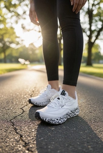 Brooks revel white snow - 9, w/