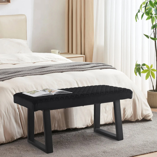 Wren velvet dining bench - dining,