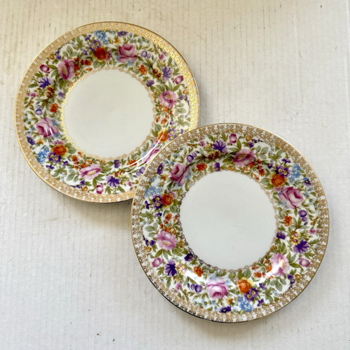 Two rosenthal bavaria floral - rosenthal,