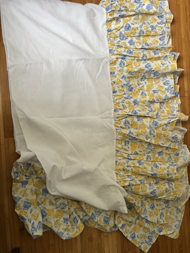 Vtg laura ashley bed skirt - laura,
