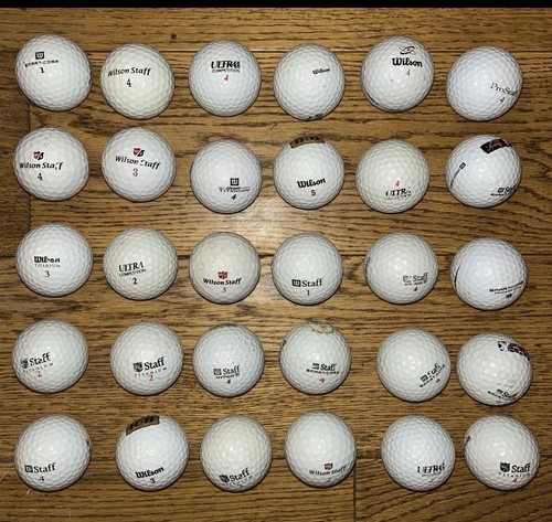 40x wilson mixed golf balls - golf,