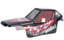 Body Shell BLK/RED For 2WD 1/5