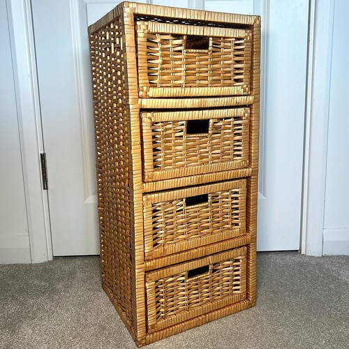 Vintage wicker rattan - rattan, 4