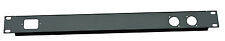 1U Rack panel 19 inch 1 IEC C13 Punched hole 2 XLR D series hole 
