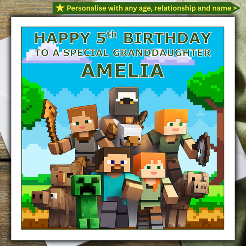 Personalised minecraft - personalised,