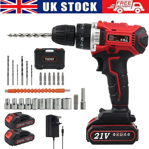 21v battery cordless drill - 21v,
