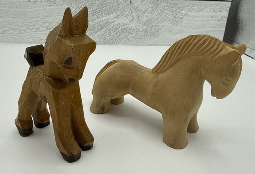 Vintage hand carved wooden - hand,