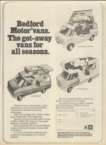 Bedford dormobile - cf,