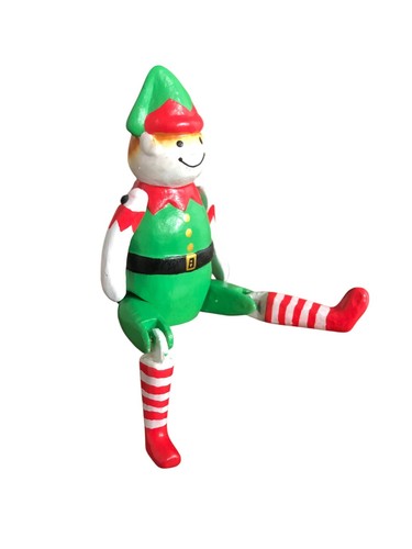 Wooden elf shelf sitter - elf,