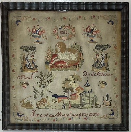Needlework sampler - needlework,