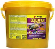 CICHLID COLOR XXL FLAKE FISH FOOD TROPICAL MALAWI & TANGANYIKA (5L/1kg Bucket)