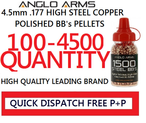 Steel 5mm pellets round - 4.5mm, bb