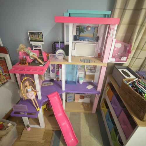 Barbie dream house with dolls - house, (with