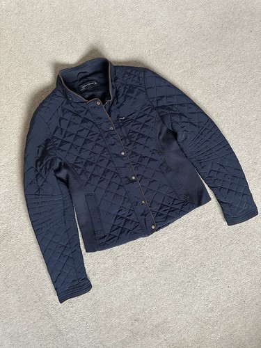 Zara woman navy blue quilted - zara,
