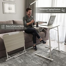 WFH FoldWise Folding Laptop Table for Sofa - Portable Computer Desk/Bed Table