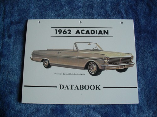 1962 acadian data - acadian,