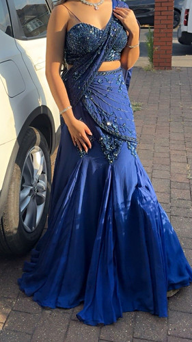 Women blue embellished - blue,