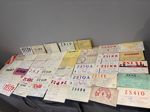 Vintage qsl qso - x,