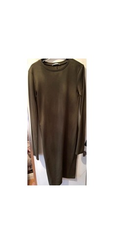 Zara khaki olive green long - olive,