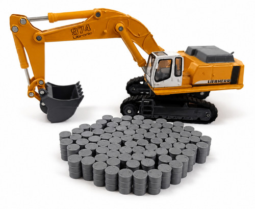 Gauge oil drums - oo, 1:76