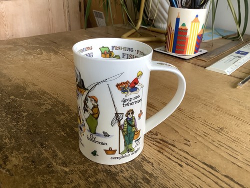 Dunoon bone china mug - bone,