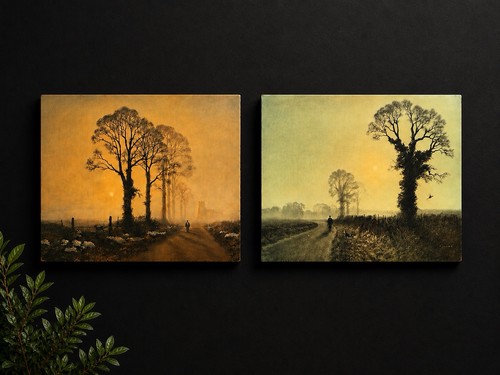 Pair moody vintage - a,