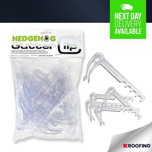 Hedgehog gutterbrush clips - gutterbrush,