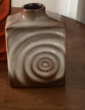 Vintage West German  Steuler Keramik 'Zyklon' by Cari Zalloni  BROWN VASE ONLY