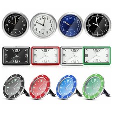 Mini Car Dashboard Clock Watch Stick-On Clock for Home Car Boat Motorcycle Bike