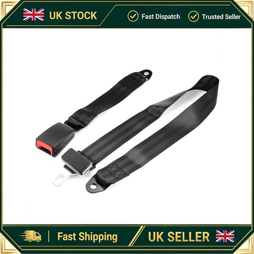 1pc black point seat belt - black,