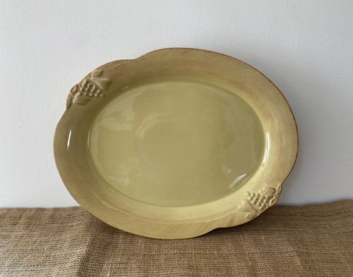 Vintage large ceramic serving - vintage,
