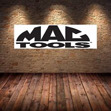 MAC TOOLS BLACK Banner Garage Workshop mancave PVC sign workshop pitlane