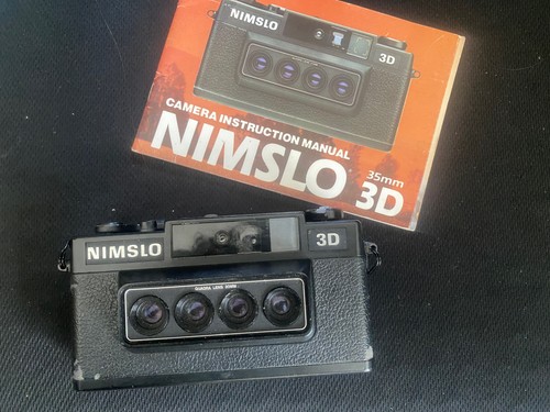 Nimslo 35mm camera working - 3d,