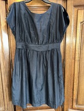 Emily and Fin Short Dress Size Large Black Lined Pockets