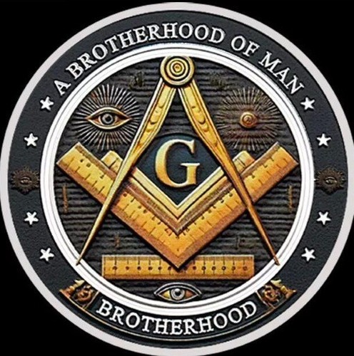 Masonic coin silver gold - coin, mason