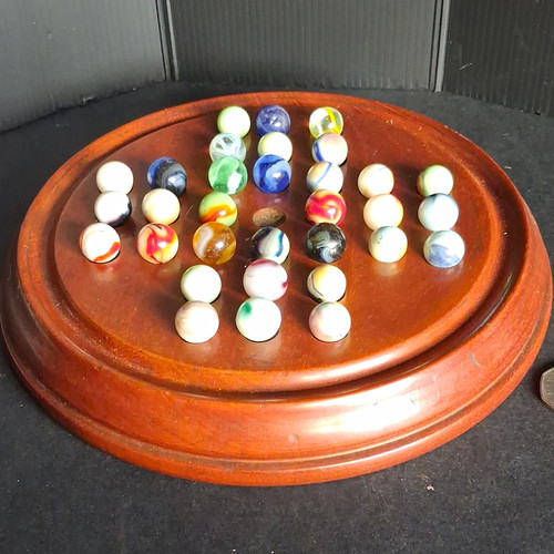 Antique solitaire board - antique, with