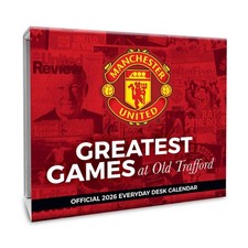 2026 Calendar Manchester United FC Page View Block Desk Calendar OfficialProduct
