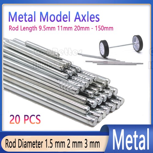 Metal round axles - metal, long